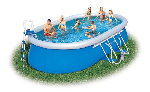 above ground pool with inflatable ring