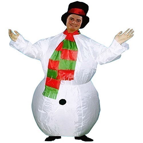 ADULTINFLATABLEFROSTYTHESNOWMANXMASCHRISTMASFANCYDRESSCOSTUME