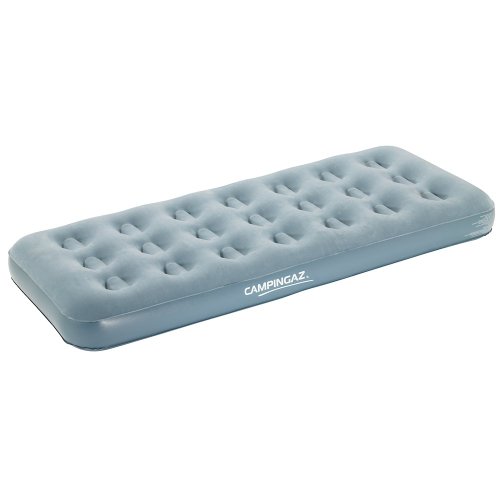Campingaz Quick Single Flocked Surface Inflatable Camp Air Bed Blue