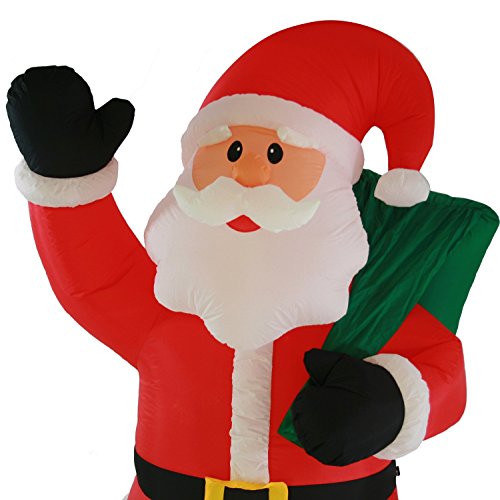 large pre lit inflatable father christmas santa claus with large pre lit inflatable father christmas santa claus with