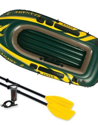 Intex Seahawk 2 SET 68347NP Inflatable Dinghy 236 x 114 x 41 cm Multi-Coloured