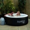 Lay-Z-Spa Miami Inflatable Hot Tub with a couple