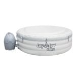 Lay-Z-Spa Vegas Premium Series Inflatable Hot Tub from side covered