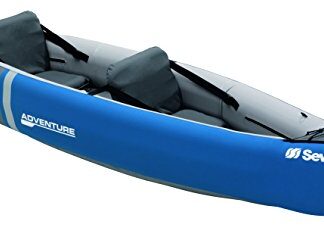 Sevylor Adventure Inflatable Canoe - Blue/Grey