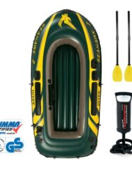 Intex Seahawk 2 Boat Set - two man inflatable dinghy with oars and pump #68347