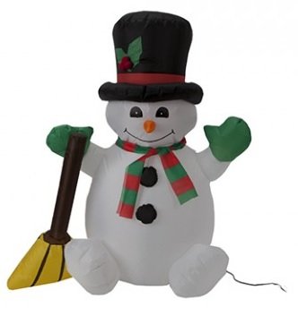 Inflatable 120cm Light Up Snowman