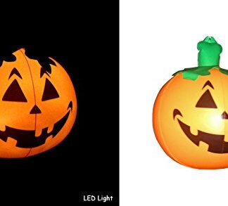 Inflatable light up Halloween pumpkin - child safe (LED)