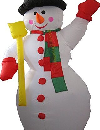 1.8m Air Blown inflatable Snowman w/spade Decoration
