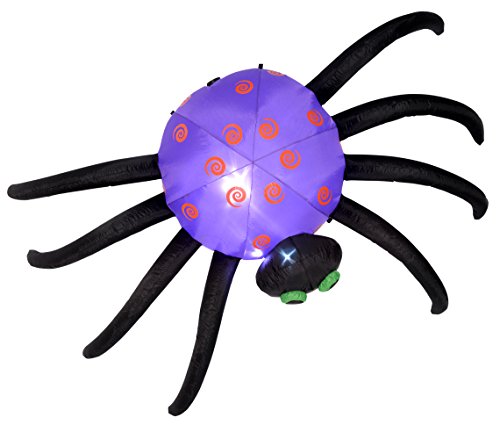 WeRChristmas 240 cm Large Pre-Lit "Spider" Inflatable Halloween