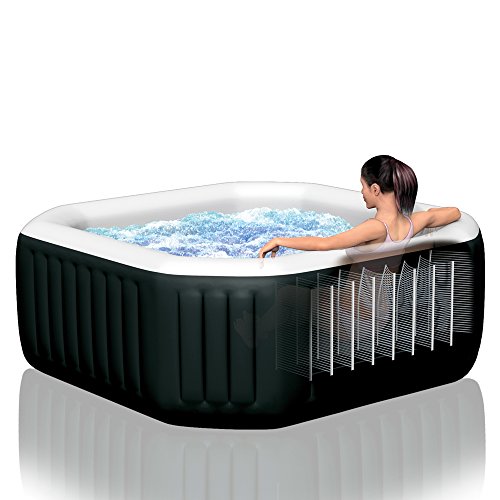 intex pure spa 79 octagon bubble jet & salzwassersystem