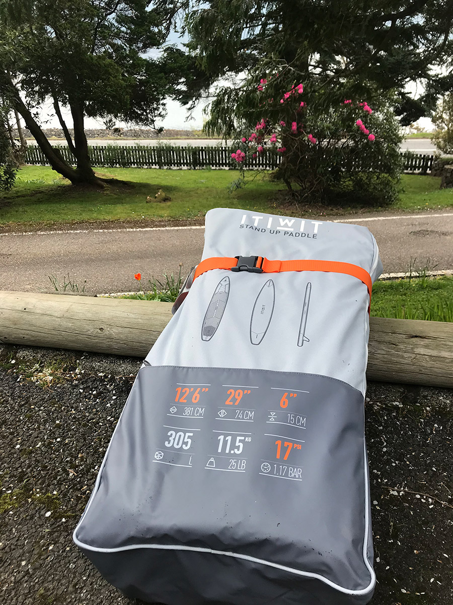 decathlon sup bag