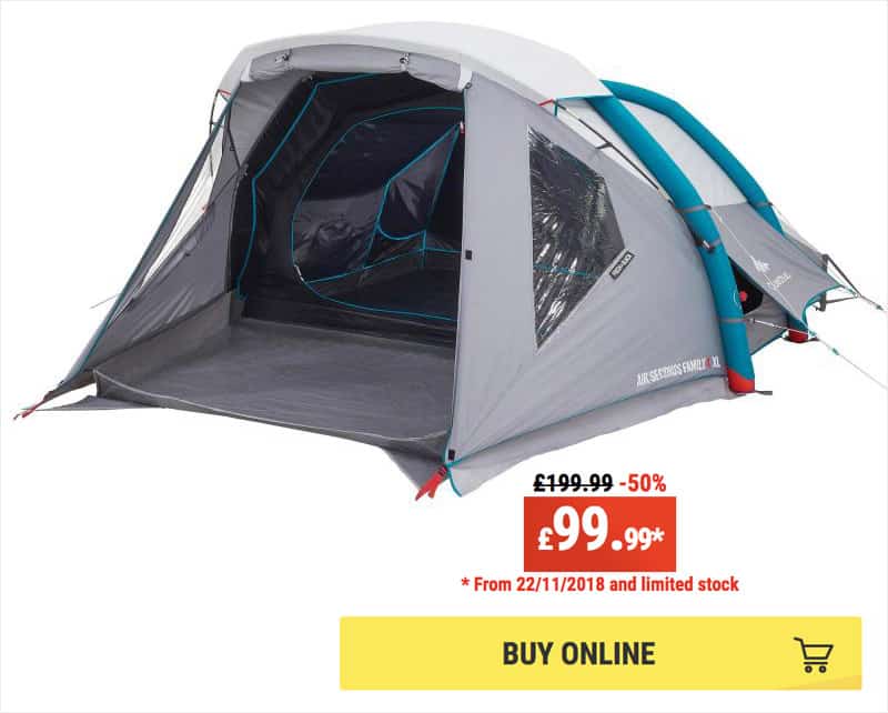 Inflatable family tent sale: Decathlon 
