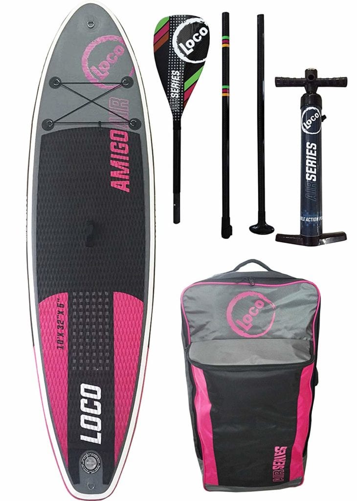 LOCO inflatable SUP board purple