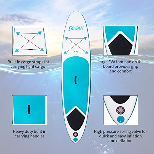 FAYEAN Stand Up Paddle Board 10' x 28''x 6'' Round Board Include Hand